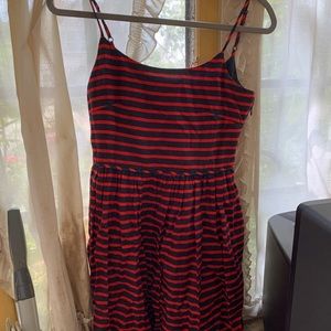 Striped Jcrew strappy dress